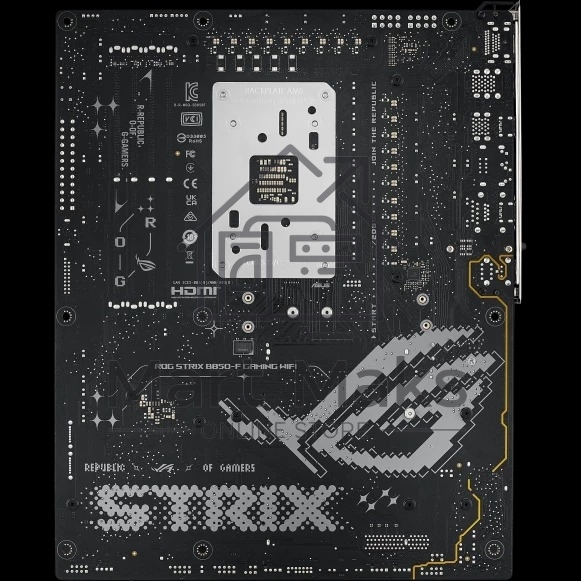 Материнская плата ASUS ROG STRIX B850-F GAMING WIFI, AM5, AMD B850, 4xDDR5, 2xSATA, 4xM.2, 1xPCIe 5.0 x16, 1xPCIe 4.0 x16, 1xPCIe x4, 1xDP, 1xHDMI, 1x2.5Gb LAN, 1xUSB-C 20Gbps, 1xUSB-C 10Gbps, 3xUSB-A 10Gbps, 4xUSB 5Gbps, 4xUSB 2.0, 3x3.5 мм, 7.1, ATX