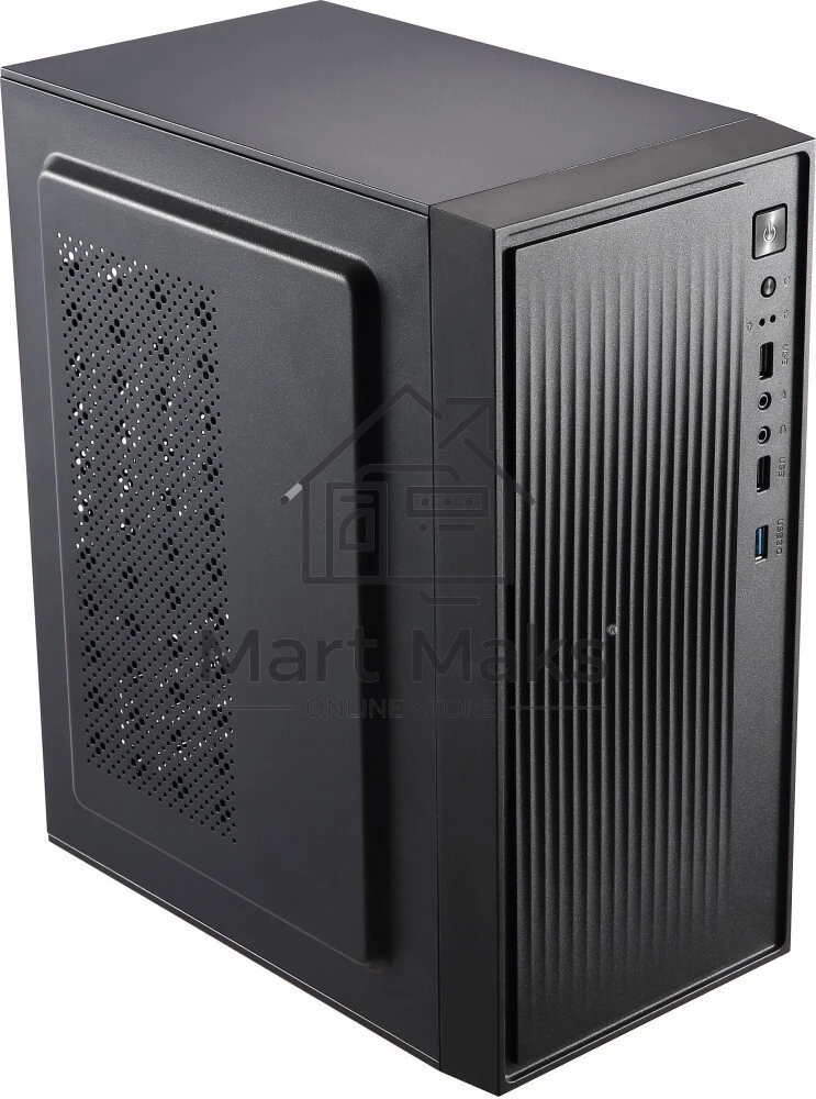 Компьютерный корпус Accord ACC-261B черный без БП mATX 1x80mm 1x92mm 2x120mm 2xUSB2.0 1xUSB3.0 audio