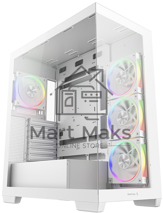 Компьютерный корпус Deepcool CG580 4F V2 WH без БП, боковое окно (панорама), 4x120mm ARGB PWM вентилятора, белый, ATX (R-CG580-WHADA4-G-2)