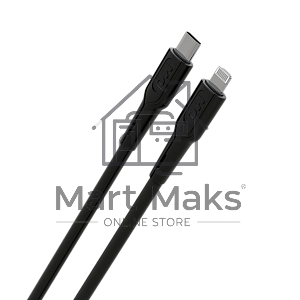 Кабель MORE CHOICE (4620202553249) K63ia 2м USB 3.0A PD 27W для Lightning ng 8-pin Type-C - 2м, черный