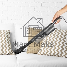 Пылесос вертикальный Endever SkyClean VC-297 темно-серый, питание от сети, 450 Вт, уборка сухая, пылесборник 0,5 л