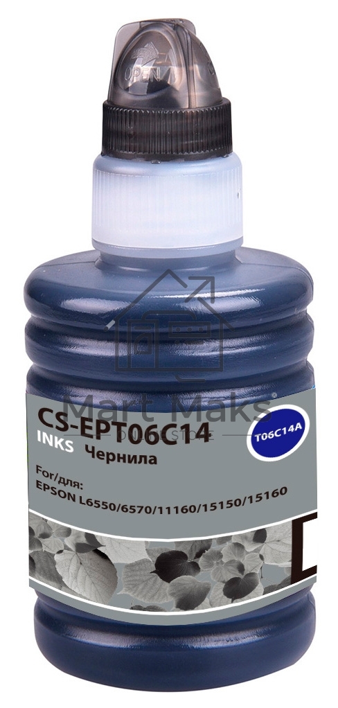 Чернила Cactus CS-EPT06C14 №112 черный пигментный 140 мл для Epson L6550/6570/11160/15150/15160