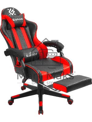 Кресло игровое Defender ROCK BLACK/RED PU