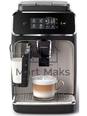 Кофемашина автоматическая Philips EP2235/40 черный, исп. кофе - зерновой, 1.8 л, 1500 Вт, 15 Бар.