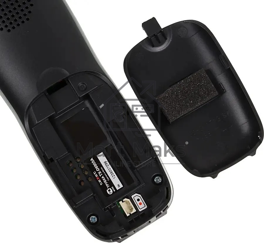 Радиотелефон teXet TX-D6905A черный (громкая связь,телефонная книга на 50 имен и номеров, определитель номера, будильник)