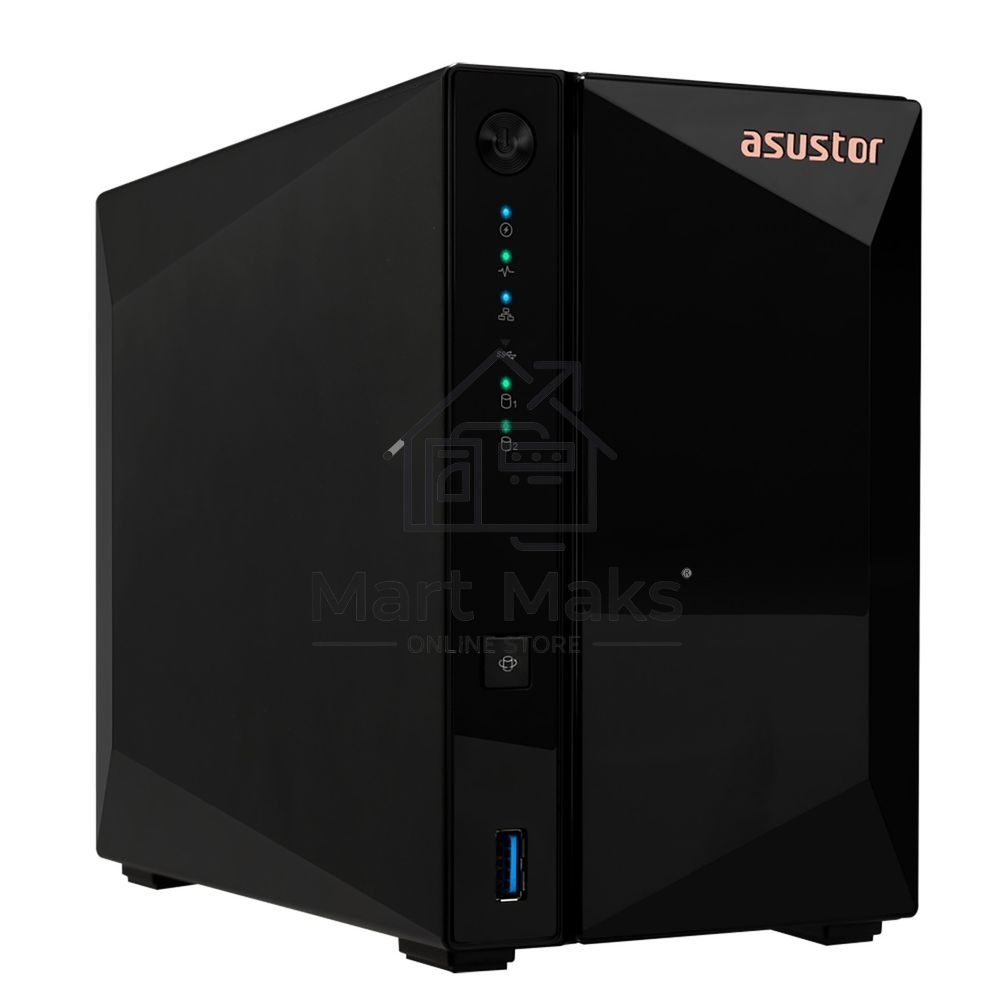 Система хранения данных ASUSTOR AS3302T V2/ASUSTOR/2 BAY/EU