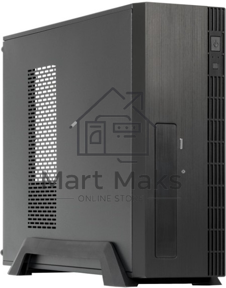 Компьютерный корпус CHIEFTEC UNI UE-02B-OP без БП, Slimline desktop, SFX, черный, mATX