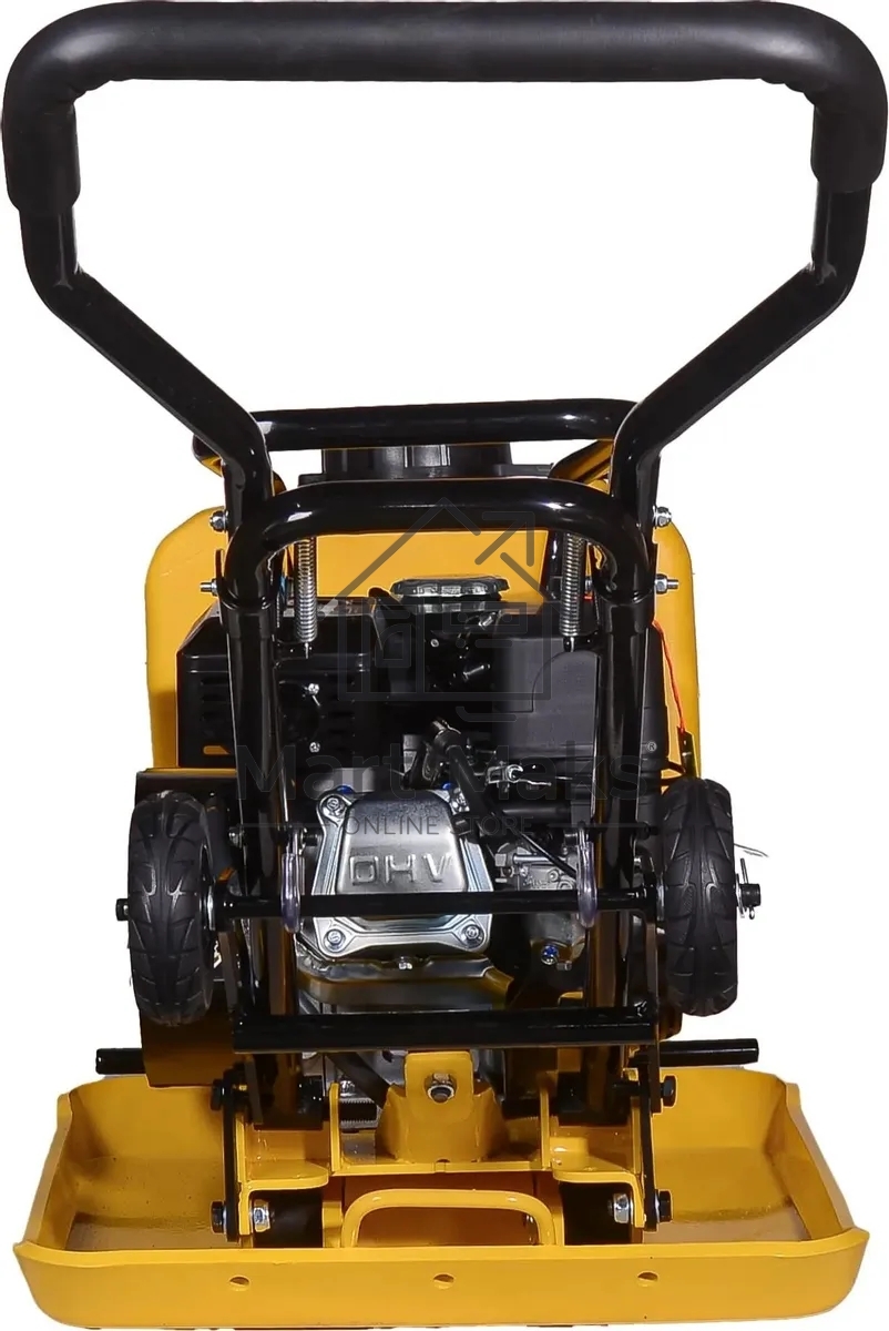 Виброплита бензиновая Huter VP-110W 13.3 л, 4780 Вт 6.5 л.с., 25 кН, подошва 580х500 мм, 1150 м²/ч, 105 дБ