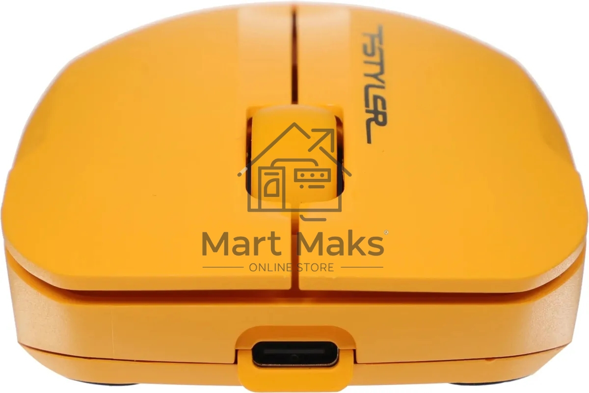 Мышь беспроводная A4Tech Fstyler FG15CS Air2 желтый, 1200 dpi, радиоканал, USB, кнопки - 3