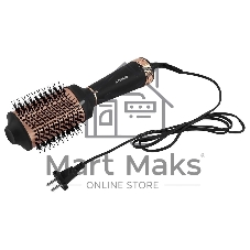 Фен-щетка Hyundai H-HB0115 черный, 1200 Вт, ионизация