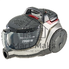 Пылесос Delta LUX DE-3505 черный/серебристый, 450/2800 Вт, уборка сухая, пылесборник контейнер 3 л