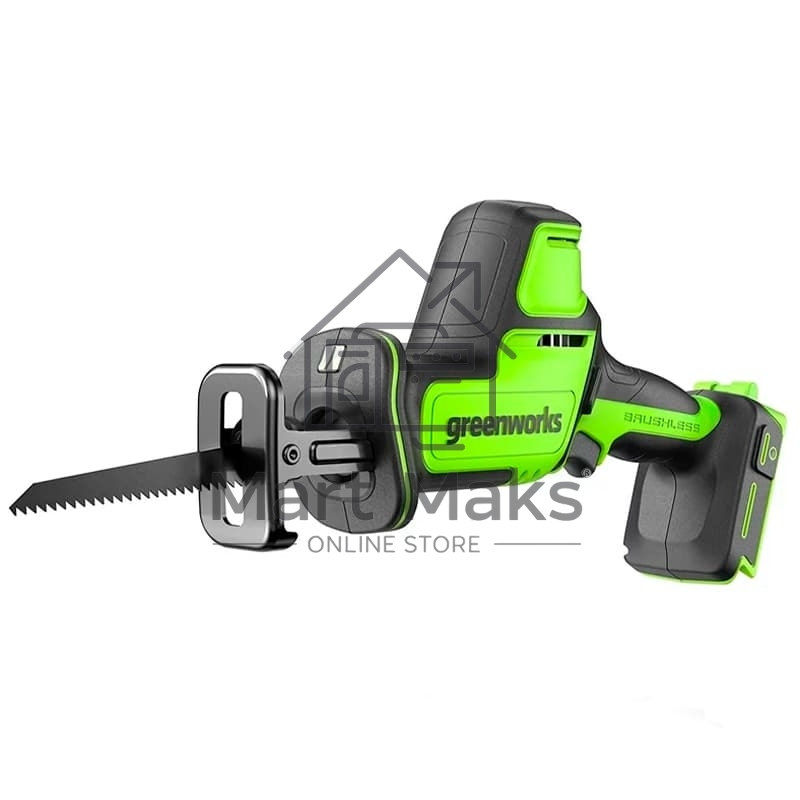 Пила сабельная аккумуляторная GreenWorks GPT-CRS-25, 24V, бесщеточная, без АКБ и ЗУ (1200507)