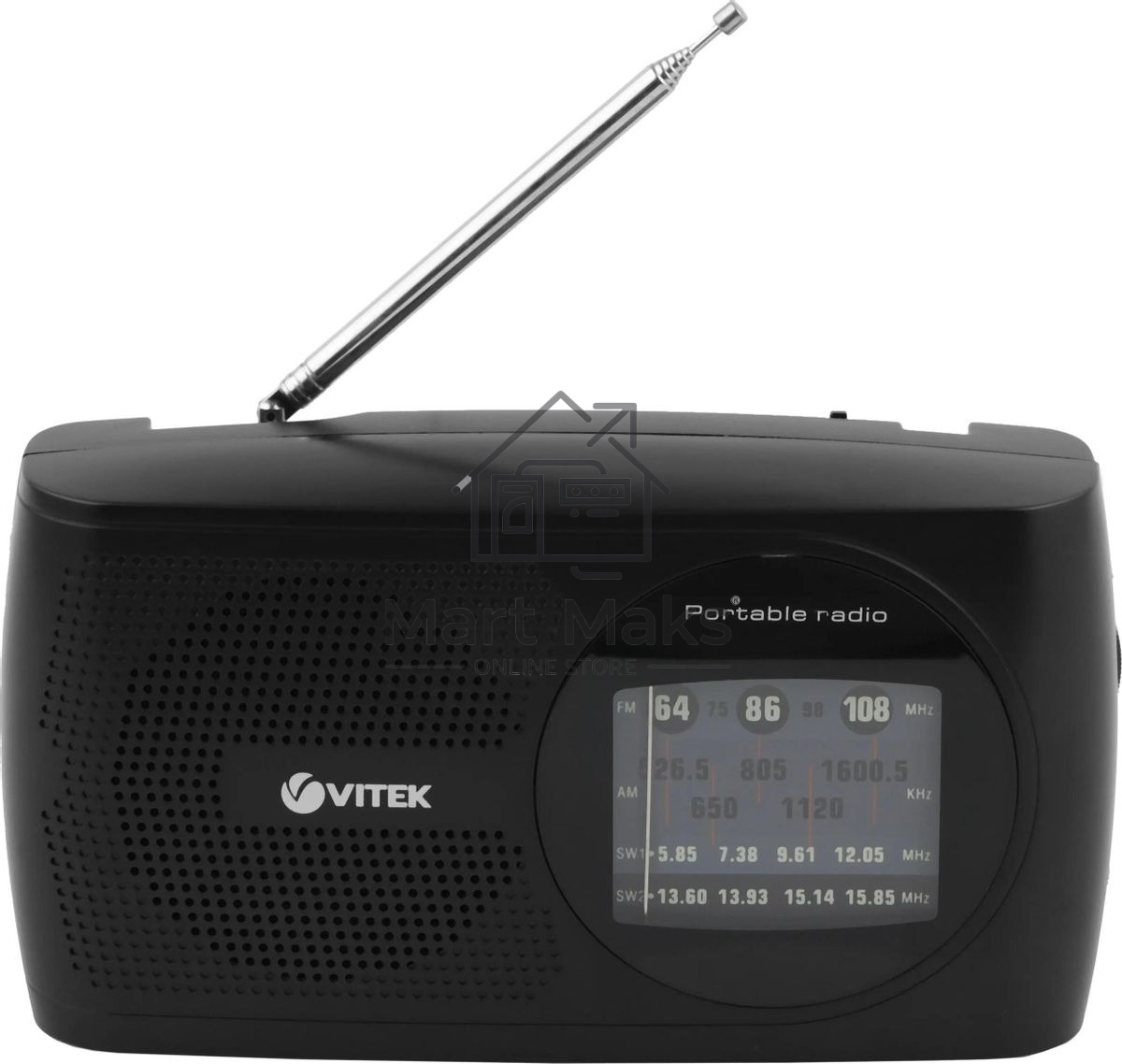 Радиоприемник Vitek VT-3587 BK черный