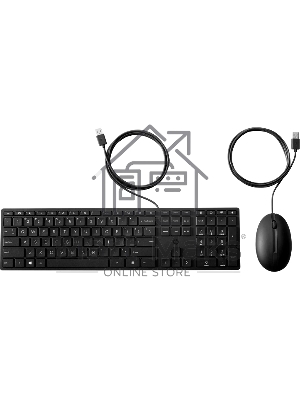 Комплект клавиатура+мышь HP 320MK проводной, USB, чёрный