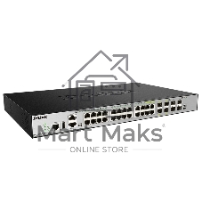 Коммутатор D-Link DGS-3630-28TC/A1ASI, 24×1 Гбит/с + 4×10 Гбит/с SFP+, управляемый