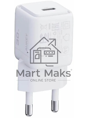 Сетевое зарядное устройство Aukey Comet Mini 30W белый