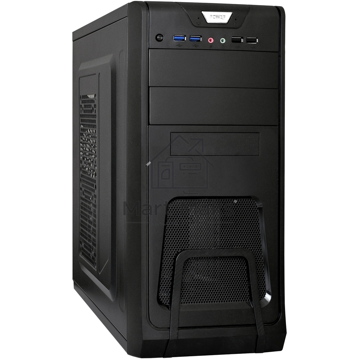 Компьютерный корпус Exegate EX278393RUS Miditower Exegate CP-603 Black, ATX, <CP500W, 80mm>, 2*USB+2*USB3.0, Audio