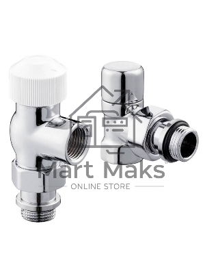 Набор термостатический для радиатора осевой Royal Thermo Design 1/2