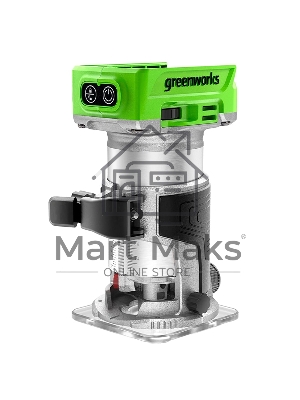 Фрезер аккумуляторный GreenWorks G24RO, 24V, бесщеточный, без АКБ и ЗУ  (3502507)