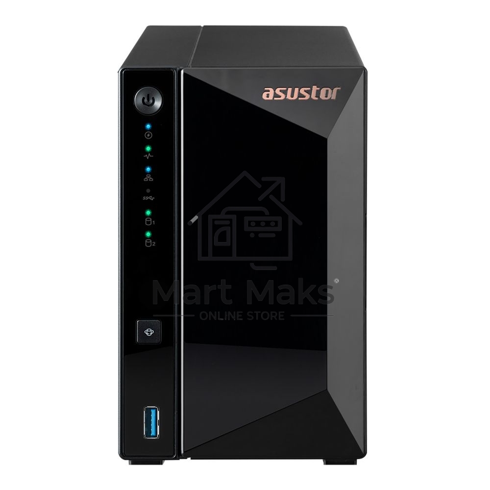 Система хранения данных ASUSTOR AS3302T V2/ASUSTOR/2 BAY/EU
