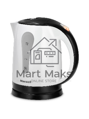 Чайник электрический Maxwell MW-1079 W, 2200 Вт, 1.7 л, белый/черный