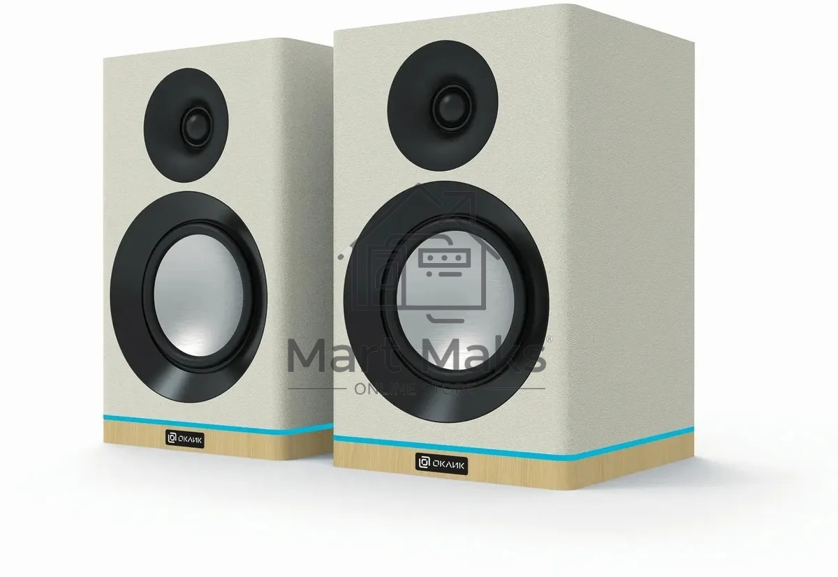 Колонки Оклик OK-605A 2.0 белый 60Вт BT