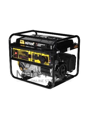 Электрогенератор бензиновый Huter DY8000L, 6.5 кВт, 91 дБ, 69.8 кг