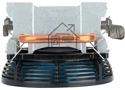 Кулер для процессора Aerocool / Formula Verkho 1-3P черный/синий, 90 мм, алюминий/медь, 2300 об/мин, 27.6 дБ, 3 pin, 100 Вт, 125 мм