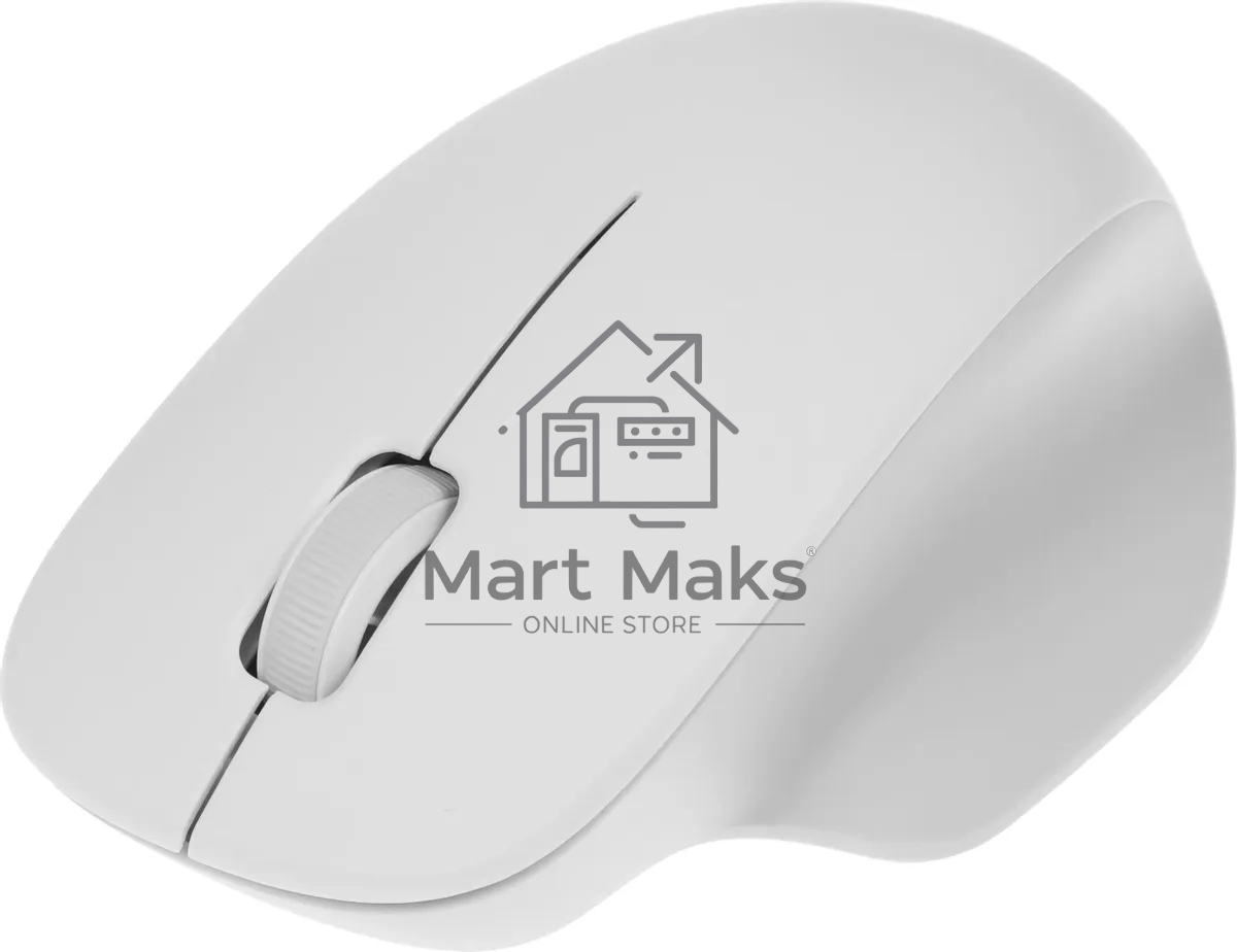 Мышь беспроводная Xiaomi Wireless Mouse Comfort Edition белый, 1200 dpi, радиоканал, USB, кнопки - 3