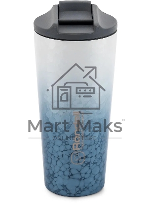 Термокружка для напитков Rondell Nubes RDS-1969 0.6 л. серо-голубой, картонная коробка