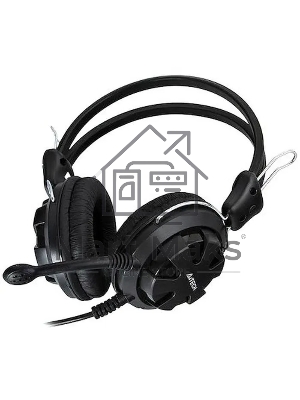 Наушники с микрофоном A4Tech HS-28 черный 1.8м мониторы оголовье черный