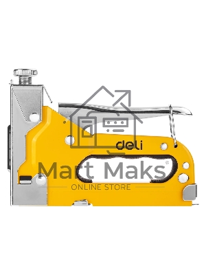 Мебельный степлер Deli DL238104 с набором скоб Набор: 2000шт дверные гвозди. 2000шт Т-гвозди. 2000шт U-гвозди.