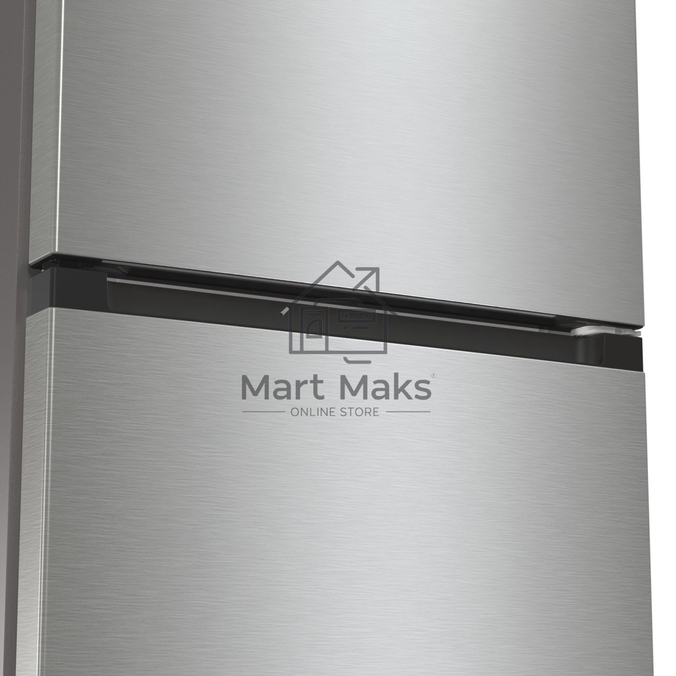 Холодильник Gorenje NRKE62XL серебристый металлик двухкамерный 203/99л морозилка снизу, No Frost