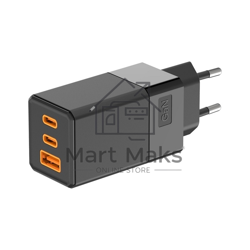 Сетевое зарядное устройство USB-A и 2 USB-C, 65Вт Rexant