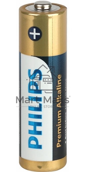 Элемент питания алкалиновый AA/LR6 1.5В Premium (блист. 4шт) Philips Б0062753