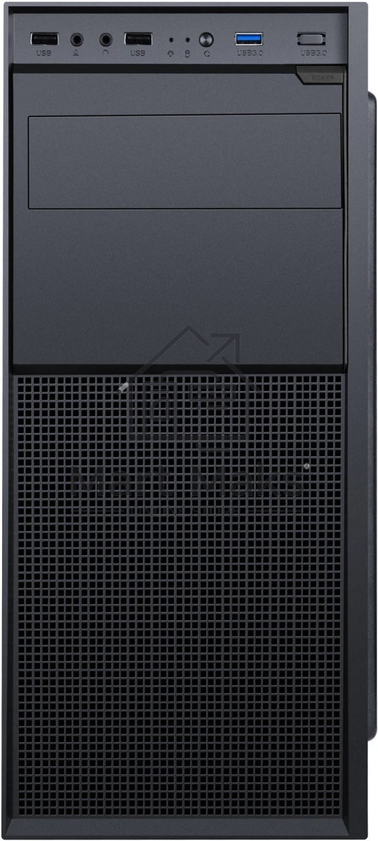 Компьютерный корпус Accord A-300 черный без БП ATX 1x120mm 2xUSB2.0 1xUSB3.0 audio