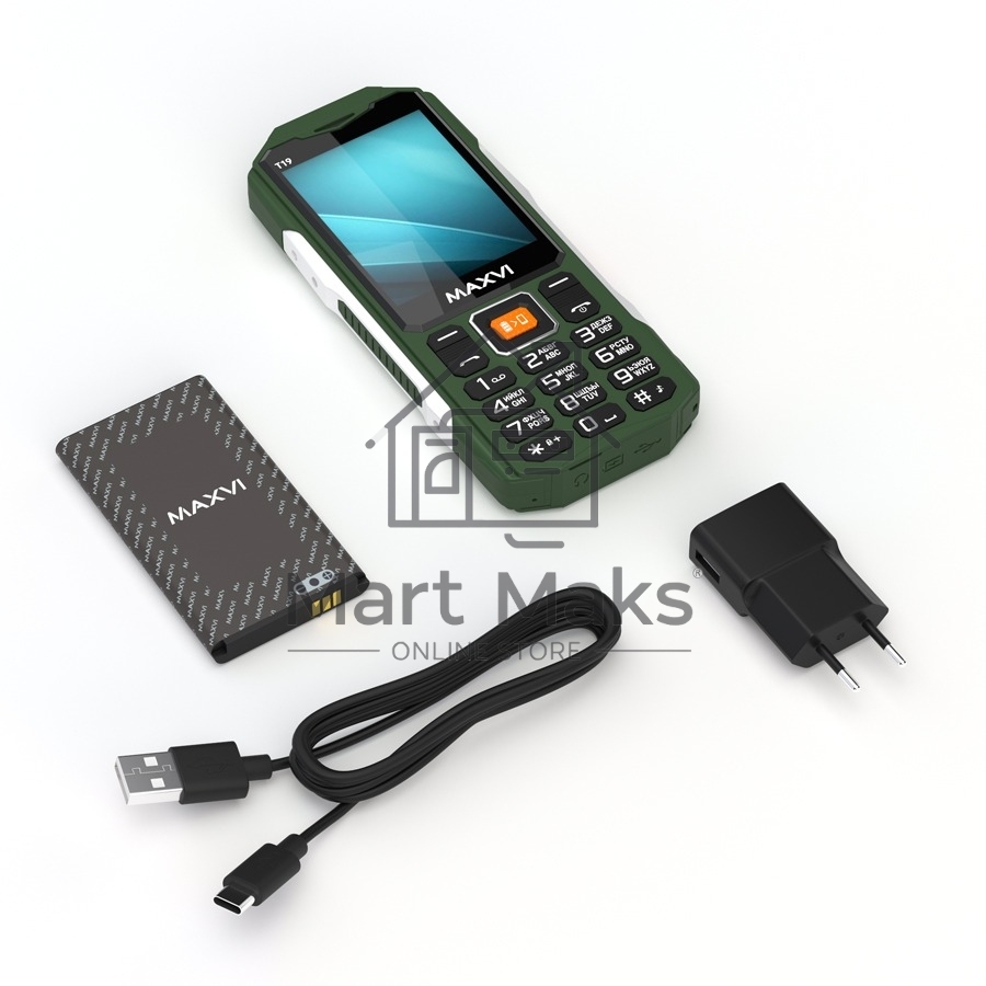 Мобильный телефон MAXVI T19 зеленый