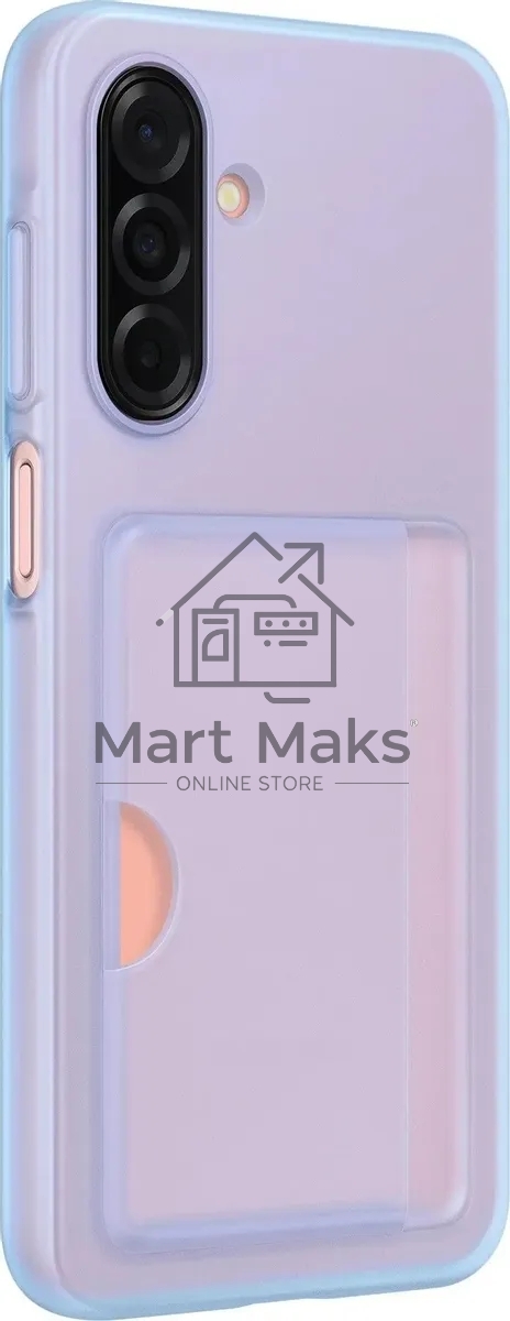 Чехол (клип-кейс) Samsung для Samsung Galaxy A26 Card Slot Case A26 голубой (EF-OA266TLEGRU)