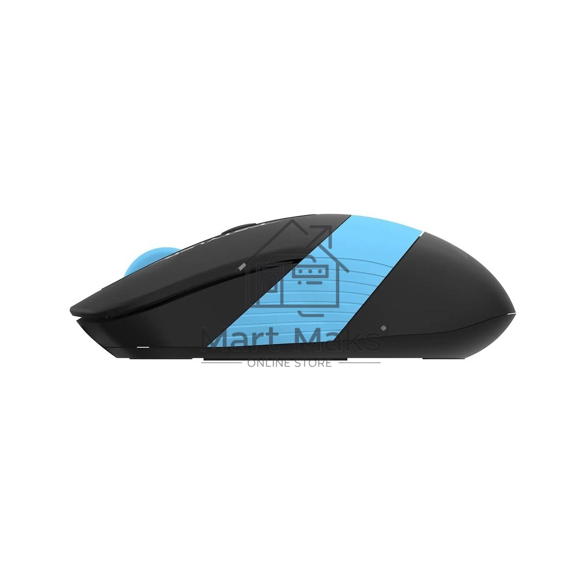 Мышь беспроводная A4Tech Fstyler FG10 черный/синий, 2000 dpi, радиоканал, USB, кнопки - 4