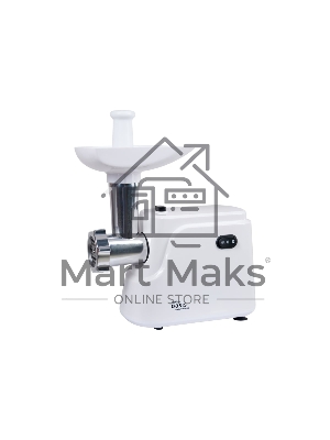 Мясорубка электрическая OASIS MG-TK1 белый, 1500 Вт, 1.8 кг/мин, реверс, защита от перегрузки, насадки - 4