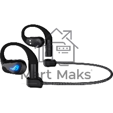 Гарнитура ASUS ROG Cetra Open Wireless Gaming Earbuds чёрный, беспроводная, радиоканал, до 16 ч, подсветка, совместимость с PS5