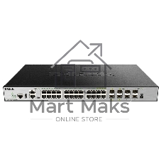 Коммутатор D-Link DGS-3630-28TC/A1ASI, 24×1 Гбит/с + 4×10 Гбит/с SFP+, управляемый