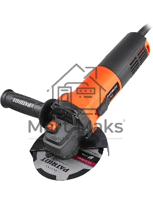 Угловая шлифовальная машина Patriot Optima AG 133L 860Вт 11000об/мин рез.шпин.:M14 d=125мм (110301133)