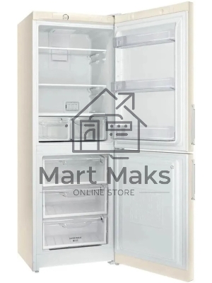 Холодильник Stinol STN 185 E бежевый двухкамерный 223/75л морозилка снизу, No Frost