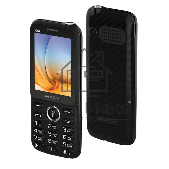 Мобильный телефон Maxvi K18 черный
