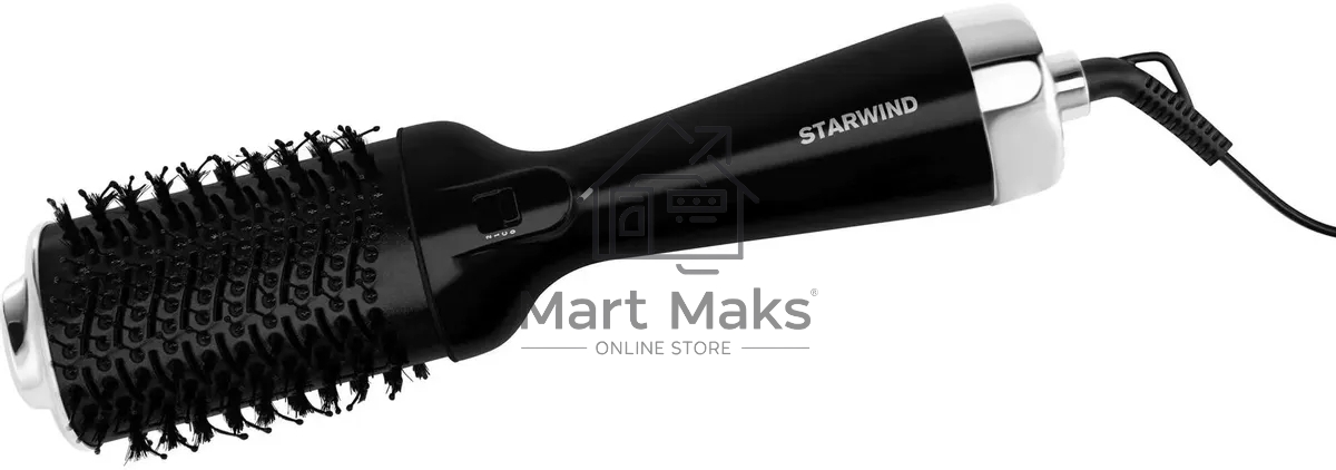 Фен-щетка Starwind SHB 7760 1200Вт черный/серебристый