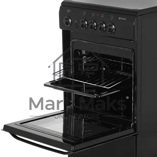 Плита электрическая De Luxe 506004.04ЭС 031 черный, конфорок 4 шт, духовка 60 л, 50 см x 87 см x 60 см