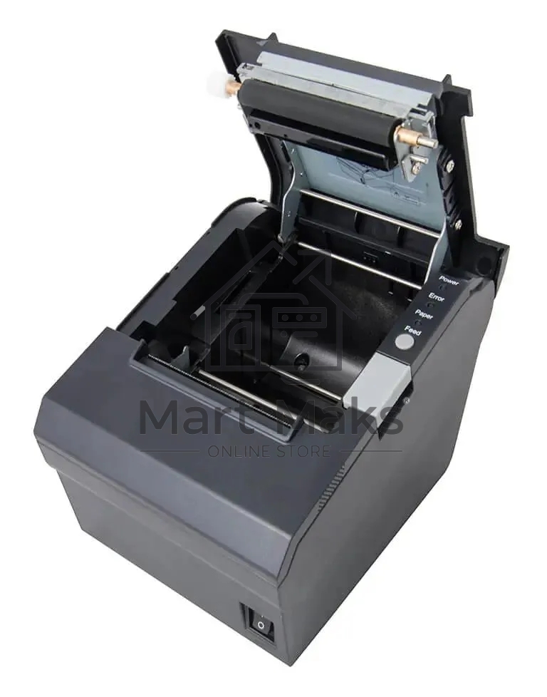 Чековый принтер Mertech MPRINT G80 прямая термопечать, 203 dpi, 250 мм/сек, Ethernet, RS-232, USB, Wi-Fi, черный