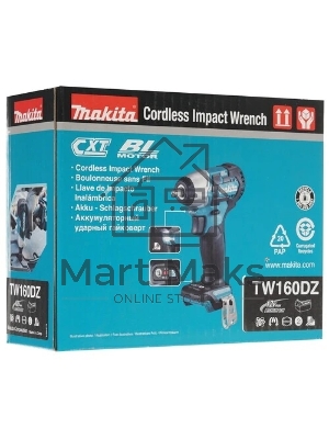 Гайковерт Makita TW160DZ аккум. патрон:квад.3/8