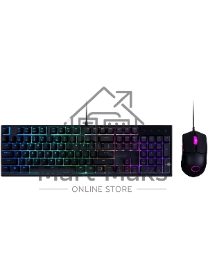 Комплект: Игровая клавиатура+мышь Cooler Master Keyboard Combo, MS110, RU layout, Revised